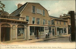 Roger Williams House or Old Witch House, Built 1635 Postcard