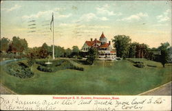 Residence of E. H. Barney Postcard
