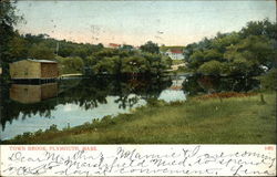 Town Brook Plymouth, MA Postcard Postcard