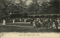 Dance Hall, Whalom Park Lunenburg, MA Postcard Postcard