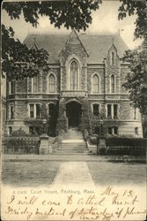 Court House Fitchburg, MA Postcard Postcard