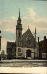 First Baptist Church Postcard