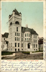 Bristol County Court House Fall River, MA Postcard Postcard