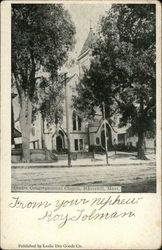 Centre Congregational Church Postcard