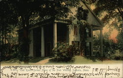 Oak Knoll, Former Home of the Poet Whittier Postcard