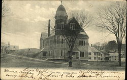 Town Hall Conway, MA Postcard Postcard
