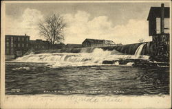 Falls and Dam Postcard