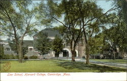 Harvard College - Law School Postcard