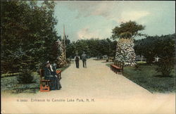 Entrance to Canobie Lake Park, N.H Postcard