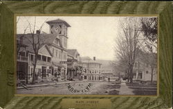 Main Street Millerton, NY Postcard 