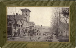 Main Street Millerton, NY Postcard Postcard