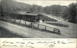 Harlem Division Station Postcard