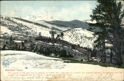 Marshall Pass Colorado Postcard Postcard