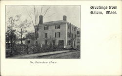 Dr. Grimshaw House Salem, MA Postcard Postcard