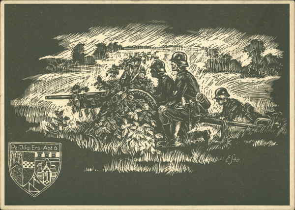 German Military Unit, Pz Jag Ers Abt 6