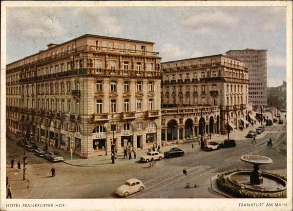 Hotel Frankfurter Hof Frankfurt am Main Germany