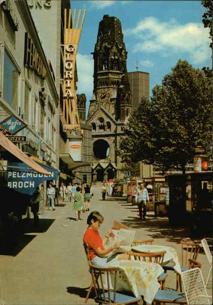 Berlin. A view of the Kurfürstendamm BRANDENBURG Germany