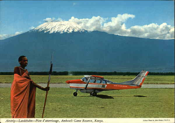 Airstrip, Amboseli Game Reserve, Kenya Aircraft