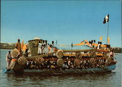 Nigeria. Ceremonial Boat during Regatta Boats, Ships