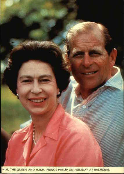 H.M. the Queen and H.R.H. Prince Philip on holiday at Balmoral