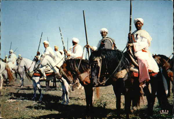 Scènes et types 95.000.49 - Prêts pour la fantasia