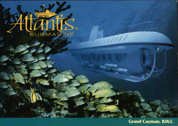 Atlantis Submarine. Grand Cayman, B.W.I Boats, Ships
