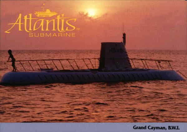Atlantis Submarine. Grand Cayman, B.W.I Boats, Ships