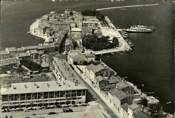 Aerial View of Town Umag Croatia Eastern Europe