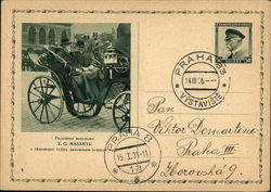 Republic President T.G. Masaryk Prague Czechoslovakia