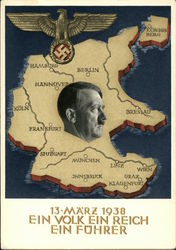03/13/1938 One People, One Nation, One Leader Hitler Germany
