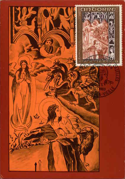 Andorre. Retable de Saint-Jean-de-Caselles Maximum Cards