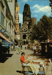 Berlin. A view of the Kurfürstendamm Germany Postcard Postcard