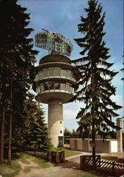 Radar-Turm auf der Neuenkircher Höhe i./Odenwald Germany Postcard Postcard