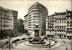 Place des Jacobins Lyon, France Postcard Postcard