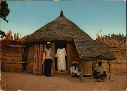 Village House Nigeria Africa Postcard Postcard