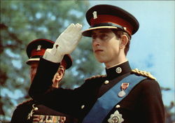 H.R.H. The Prince of Wales Salutes Postcard