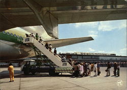 Marseille-Marignane Aiport - Passengers Boarding DC-10 Postcard