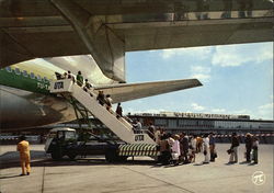 Marseille-Marignane Aiport - Passengers Boarding DC-10 France Postcard Postcard