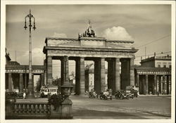 Brandenburger Tor Berlin, Germany Postcard Postcard