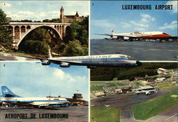Luxembourg Airport / Aéroport de Luxembourg Postcard Postcard