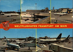 Weltflughafen Frankfurt am Main, Germany Postcard Postcard