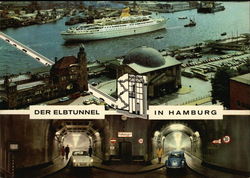 Der Elbtunnel Hamburg, Germany Postcard Postcard