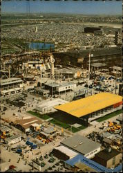 Blick auf des Gelande der Deutschen Industrie-Messe Postcard