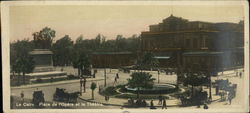 Place de l'Opera et le Theatre Postcard