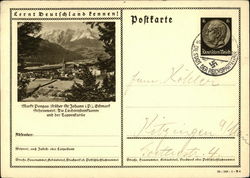 Nazi-Era Postal Card Pongau, Austria Nazi Germany Postcard Postcard