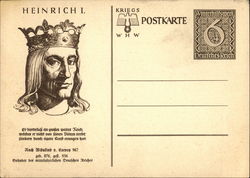 Heinrich I Postcard