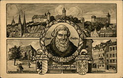 Scenes from Nurnberg, Germany Postcard