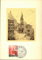 Chiesa di Borgo Maggiore Postcard