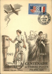 Centenary Exhibition of the French Postage Stamp Postcard