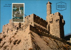 The Citadel Jerusalem, Israel Middle East Postcard Postcard